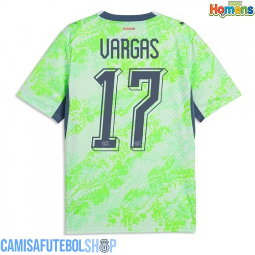 Camisa de time de futebol Suíça Ruben Vargas #17 Replicas 2º Equipamento Mundo 2026 Manga Curta